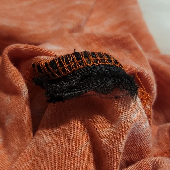 Harley-Davison top size Medium orange with rhinestone - Picture 13 of 13